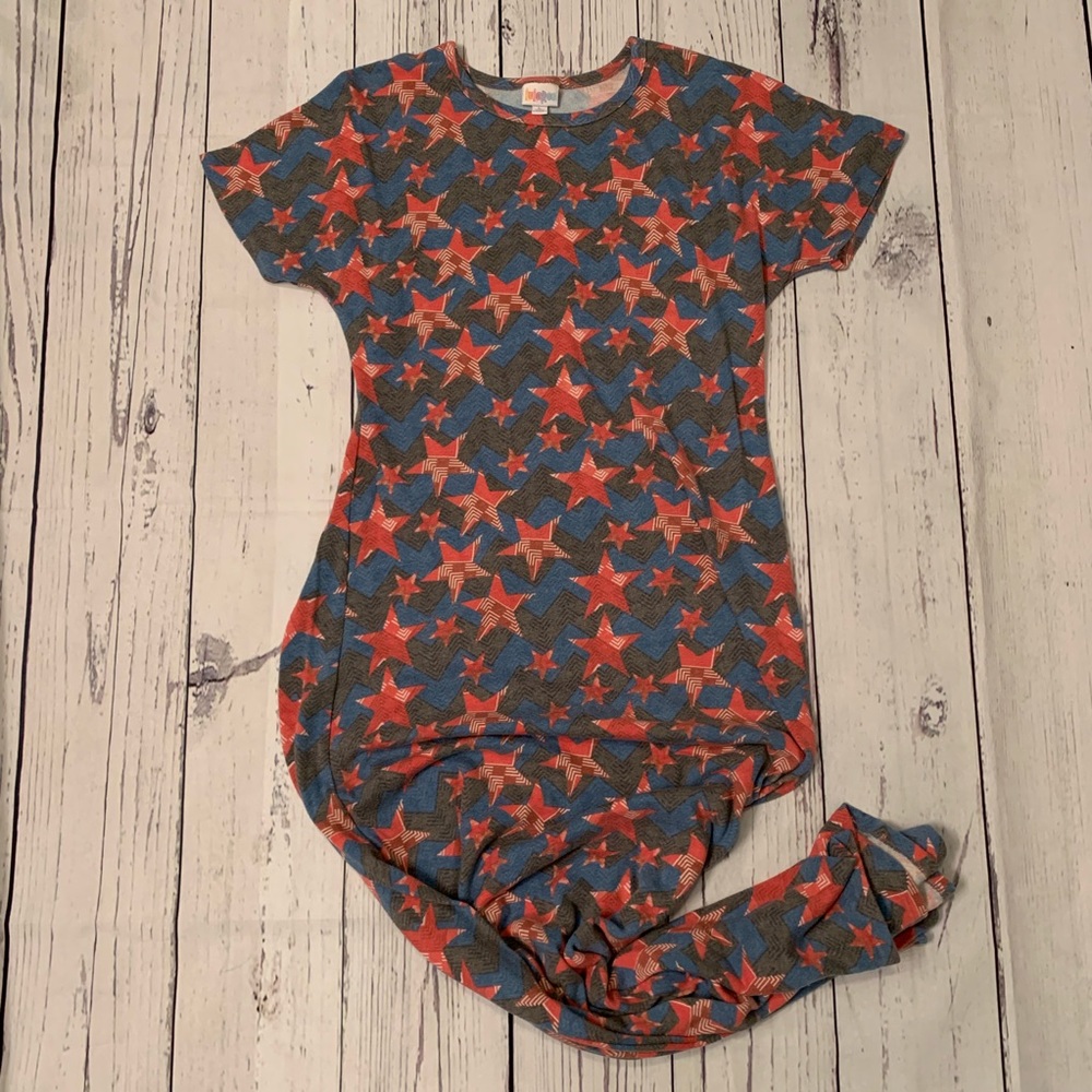 LulaRoe Maria star maxi dress